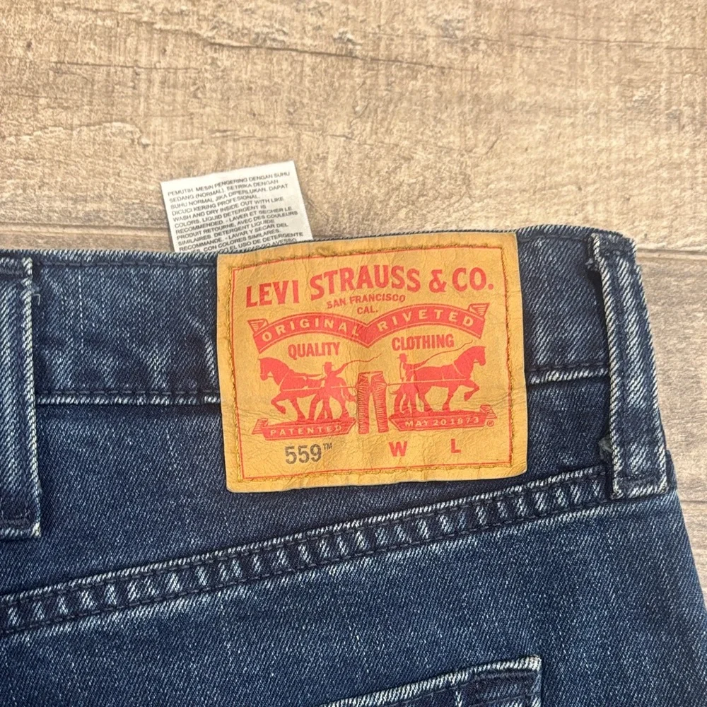 Levi's Men's Dark‎ Wash Straight Jeans Size W48xL36